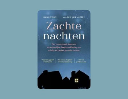 Cover van boek zachte nachten met daarop een beeld van huisjes in de nacht met in een van de huizen een raam waar nog licht brand